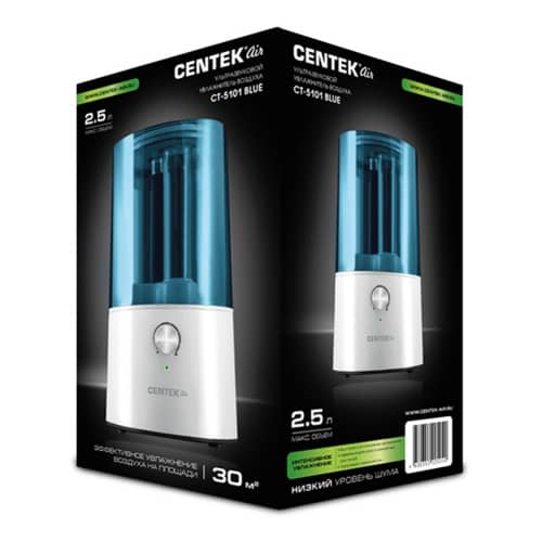 Купить Увлажнитель Centek CT-5101 голубой 2,5 л по низкой цене