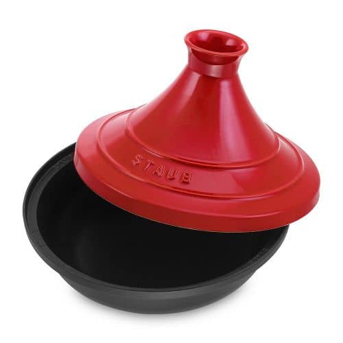 Купить Тажин STAUB, диаметр 28 см, черный/вишневый по низкой цене