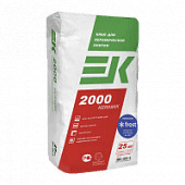 Купить Клей ЕК 2000 Keramik Frost для керамической плитки 25 кг по низкой цене