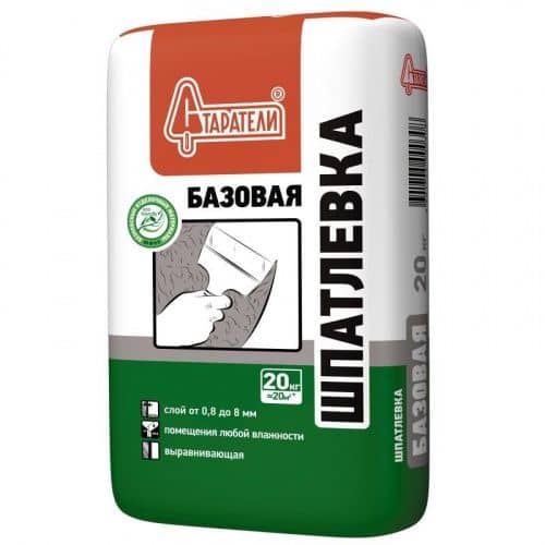 Купить Шпатлевка Старатели Базовая цементная 20 кг по низкой цене