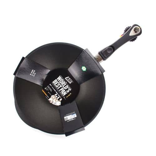 Купить Вок AMT Frying Pans со съемной ручкой, диаметр 32 см, 3 л по низкой цене