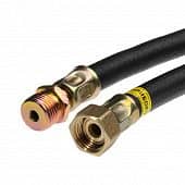 Купить Шланг для газовых приборов, резиновый, черный, 1/2"x1,5 м в/н по низкой цене