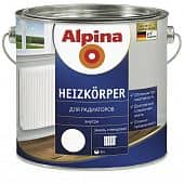 Купить Эмаль Alpina Heizkorper термостойкая для радиаторов белая 2,5 л по низкой цене