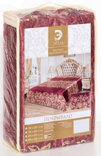 Купить Покрывало Этель Кружево евро макси, иск. шёлк 3626903 220х240 см по низкой цене