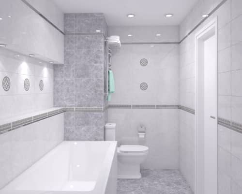 Купить Плитка Ceramica Classic Afina Декор серый 20х40 см по низкой цене