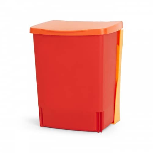 Купить Бак Brabantia мусорный, встраиваемый, красный, 10 л по низкой цене