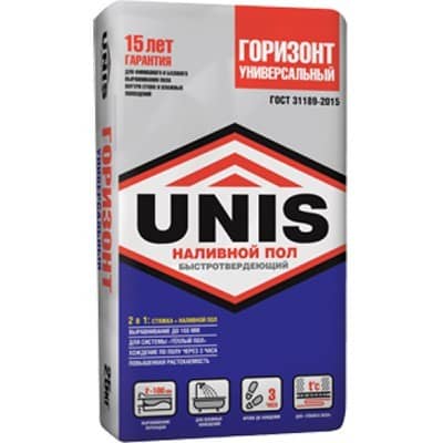 Купить Наливной пол Unis Горизонт Универсальный 20 кг по низкой цене