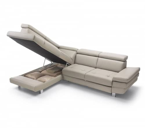 Купить Диван Gala Collezione Ancona угловой в коже по низкой цене