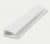 Планка для панелей ПВХ L, стартовая/финишная,, 3 м, ПВХ, белая