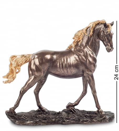 Купить Статуэтка Veronese Статный жеребец WS-694/2 по низкой цене