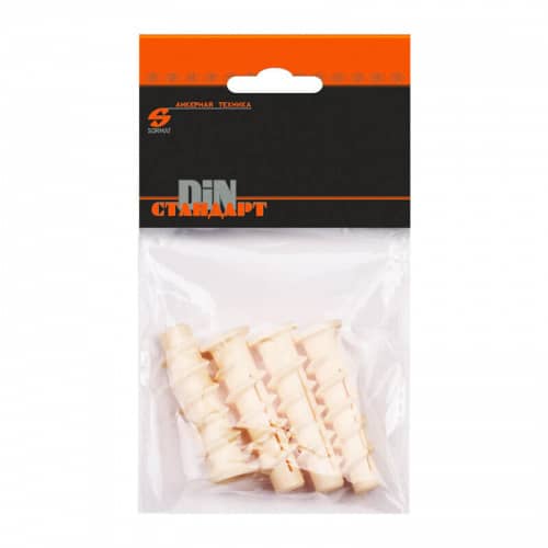 Купить Дюбель Sormat KBT 4 10x50  (4 шт) нейлон (пакетик) по низкой цене