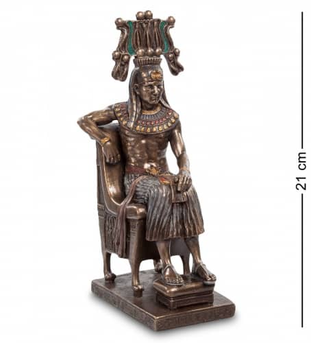 Купить Статуэтка Veronese Фараон на троне WS-470 по низкой цене