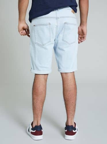 Купить Шорты-бермуды Piazza Italia джинсовые белые по низкой цене