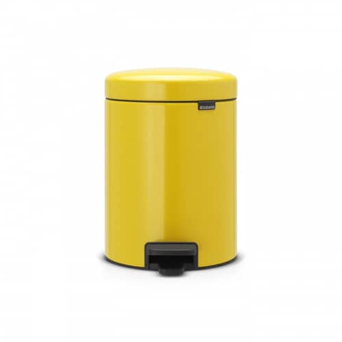 Купить Бак Brabantia newicon мусорный, желтая маргаритка, 5 л по низкой цене