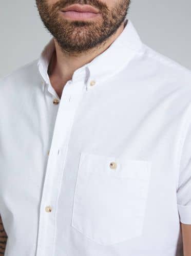 Купить Рубашка Piazza Italia con taschino a lato белая по низкой цене