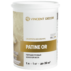 Купить Воск Vincent Decor Patine Or перламутровый 4 кг по низкой цене