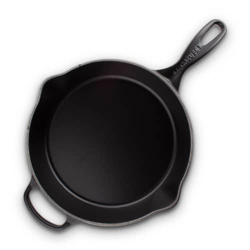 Купить Сковорода Le Creuset с желобом чугунная, эмалированная, черная, 26 см по низкой цене