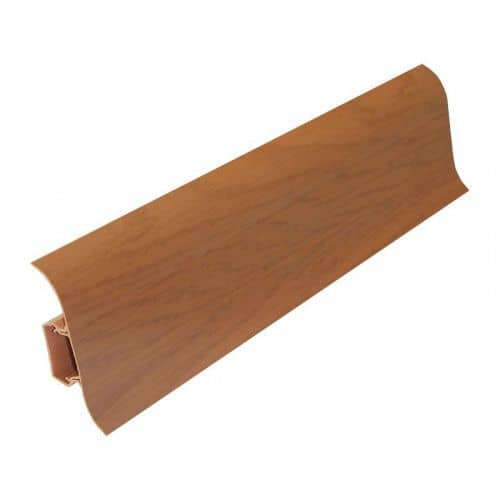 Деревянный, металлический, пластиковый напольный плинтус.