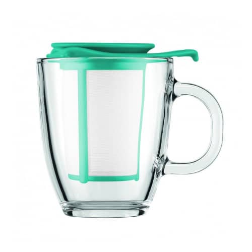 Купить Набор кружка и фильтр Bodum YO-YO, 0.35л, цвет бирюзовый по низкой цене