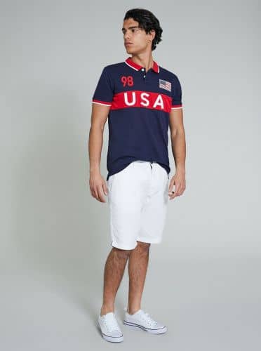 Купить Шорты-бермуды Piazza Italia белые по низкой цене