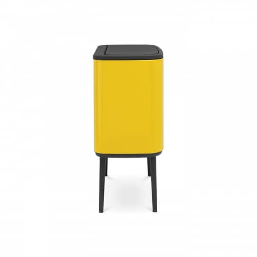 Купить Бак Brabantia Touch Bin Bo мусорный, желтая маргаритка, 3х11 л по низкой цене