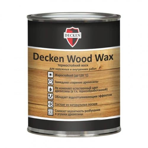 Купить Воск DECKEN Wood Wax термостойкий по низкой цене