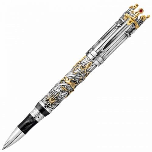 Купить Ручка-роллер Montegrappa Game of thrones Iron throne silver по низкой цене
