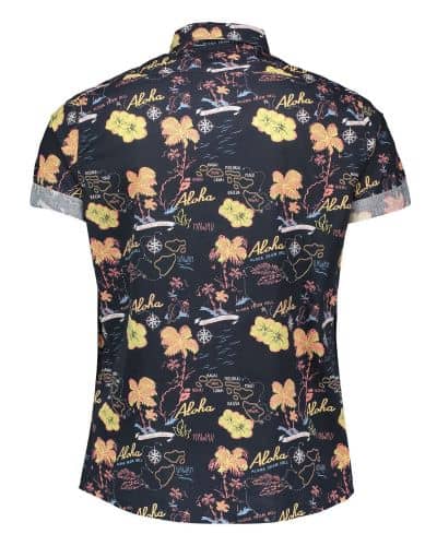 Купить Рубашка Piazza Italia тёмно-синяя по низкой цене