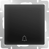 Купить Кнопка Werkel WL08-04-01 звонка черная матовая по низкой цене