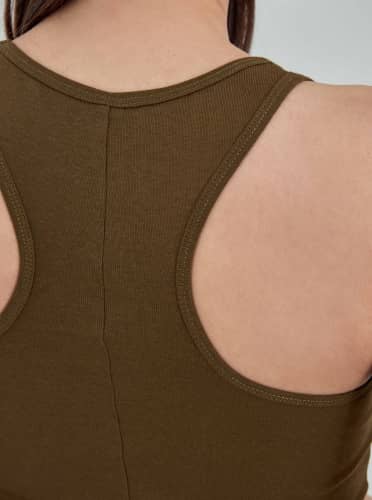 Купить Топ Piazza Italia цвет хаки по низкой цене