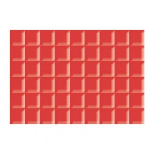 Купить Плитка La Favola Гардения настенная, красная, низ, 400x8х280 мм по низкой цене