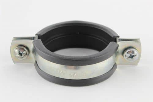 Купить Хомут 1 ½" оцинкованный, с резиновым уплотнителем (47-51) по низкой цене