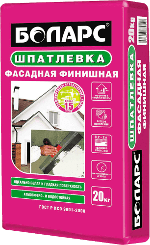 Купить Шпатлевка Боларс фасадная финишная 20 кг по низкой цене