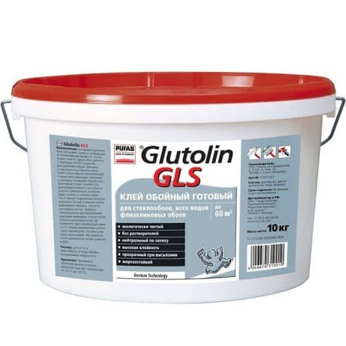 Купить Клей для стеклообоев Pufas Glutolin GLS обойный 10 кг по низкой цене