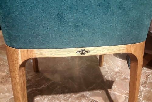 Купить Стул Massiwo Sonamor, бирюзовый велюр по низкой цене