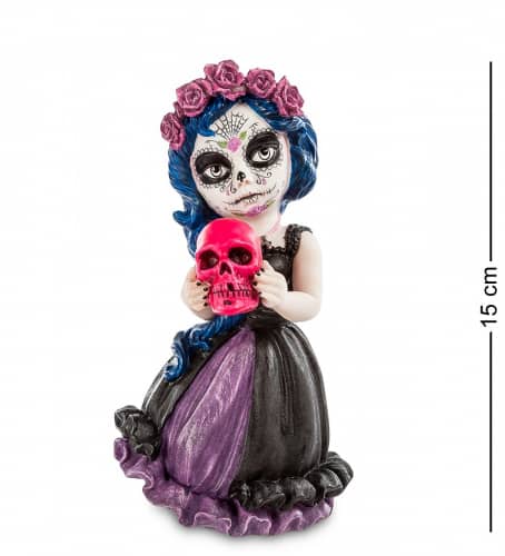 Купить Статуэтка Veronese Девочка с черепом WS-398 по низкой цене