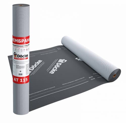 Купить Мембрана Docke АT 115 супердиффузионная, трехслойная, универсальная, 70 м2 по низкой цене