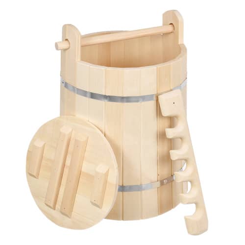 Купить Деревянная кадка для солений 15 л с замком и гнётом по низкой цене