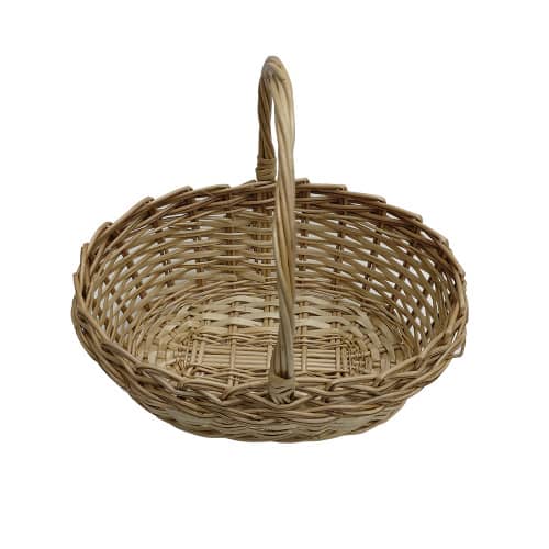 Купить Корзина плетеная Сказка овальная 33x25x12/29 см по низкой цене