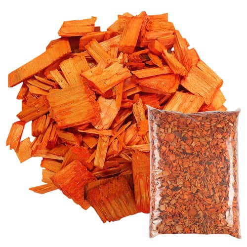 Купить Щепа декоративная оранжевая 60 л по низкой цене