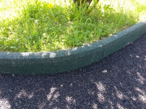 Купить Бордюр резиновый зеленый 100х25х5 см по низкой цене