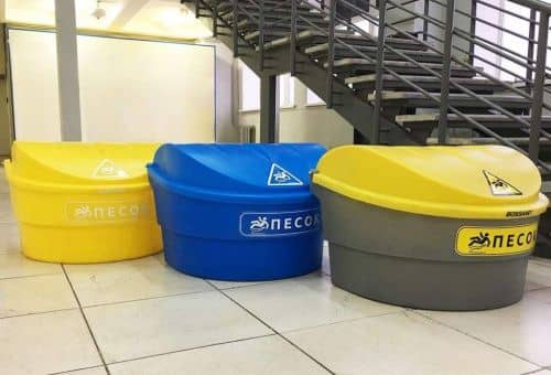 Купить Контейнер BOXSAND для пескосоляной смеси, песка, реагентов, 150 л по низкой цене