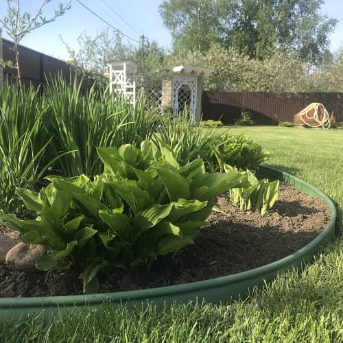 Купить Бордюр Канта пластиковый черный 10 м х 10 см по низкой цене