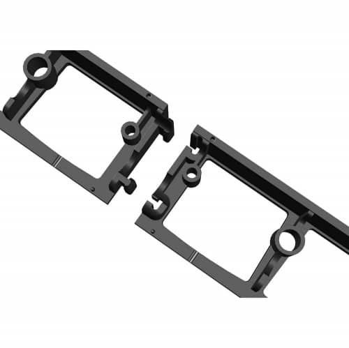 Купить Бордюр ландшафтный пластиковый черный 8 см с анкерами по низкой цене