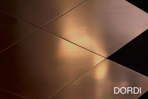 Металлическая плитка Dordi Веста медная