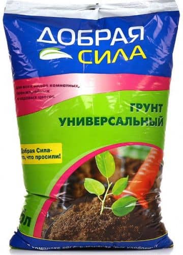 Купить Почвогрунт ДОБРАЯ СИЛА универсальный для комнатных, оранжерейных и декоративных растений по низкой цене