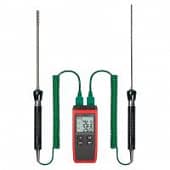 Купить Термометр RGK CT-12 с зондом температуры воздуха TR-10A и погружным зондом температуры TR-10W с поверкой по низкой цене