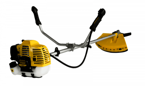 Купить Триммер (мотокоса) CHAMPION Т333 бензиновый, прямая штанга, 32,6 см3, нож+леска, U-ручка, 0,9 кВт, 7,6 кг по низкой цене