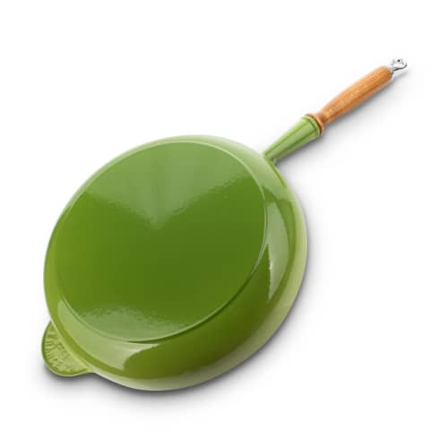 Купить Сковорода Le Creuset чугунная, эмалированная, зеленая, 28 см по низкой цене
