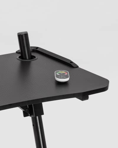 Купить Стол геймерский TopChairs Storm LED черный по низкой цене